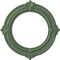 Ekena Millwork Benson Ceiling Medallion (Fits Canopies up to 8"), 13 1/8"OD x 8"ID x 5/8"P, Athenian Green CM13BNAGF - alternate 1